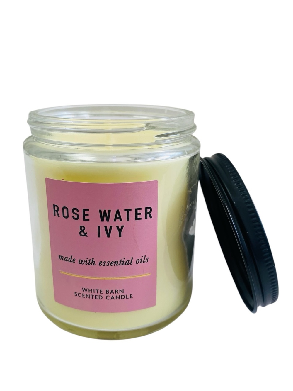 White Barn Rose Water & Ivy Scented Candle 7oz